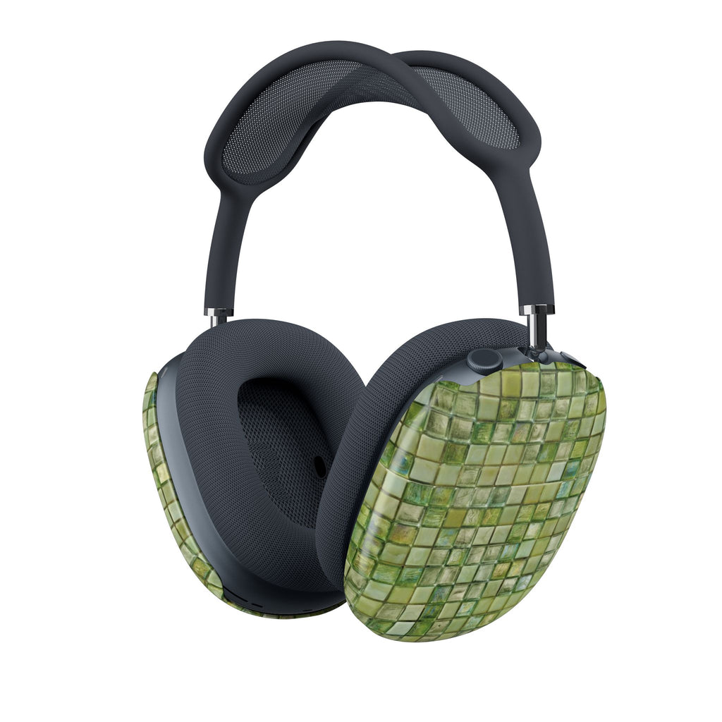 LIME GREEN MOSAIC AIRPODS MAX CASE COVERS