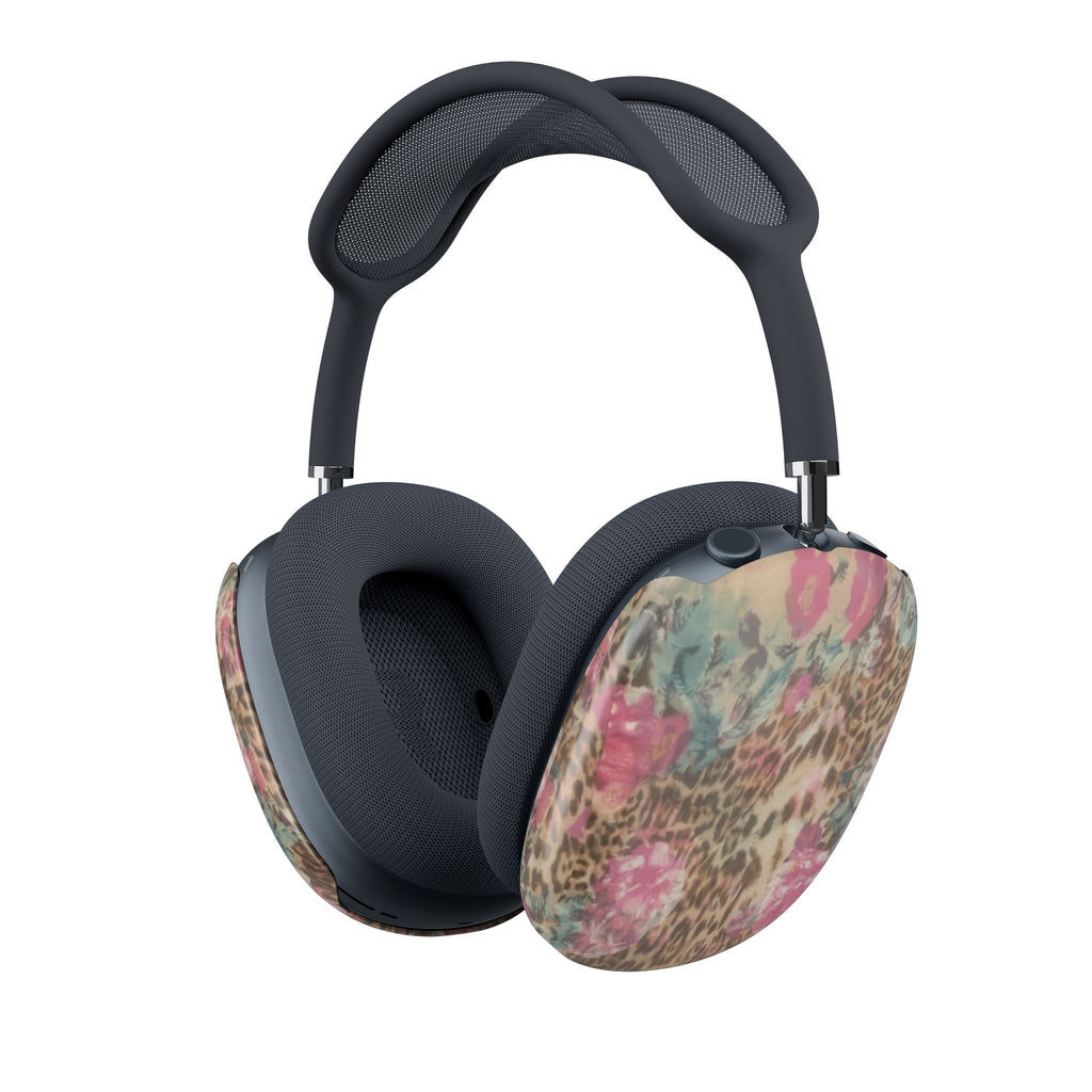 VINTAGE LEOPARD FLORAL AIRPODS MAX CASE COVERS