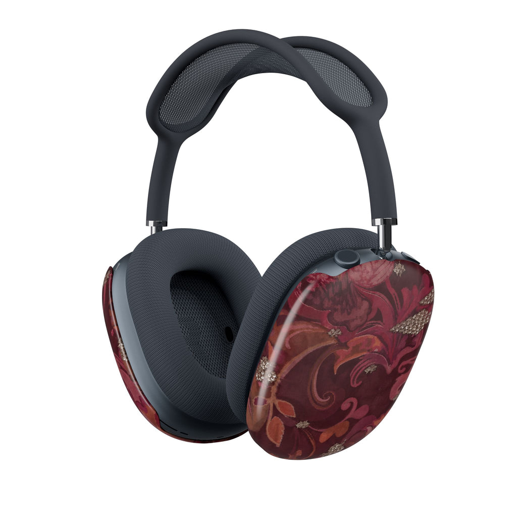 BURGUNDY PRISM BLOOM AIRPODS MAX CASE COVERS