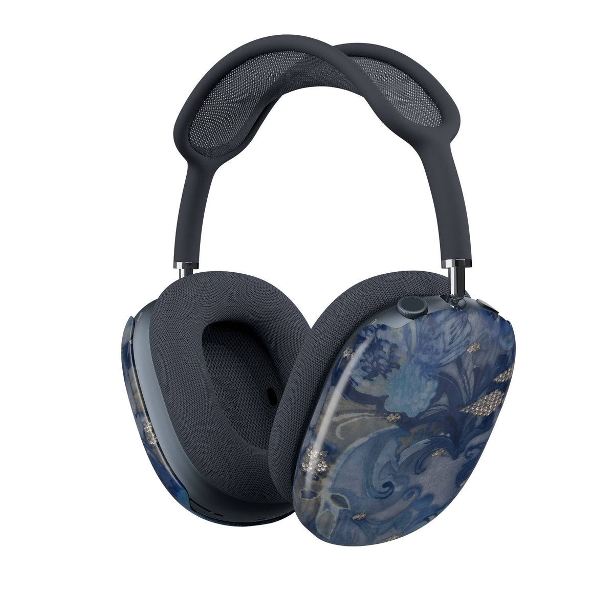 NAVY BLUE PRISM BLOOM AIRPODS MAX CASE COVERS