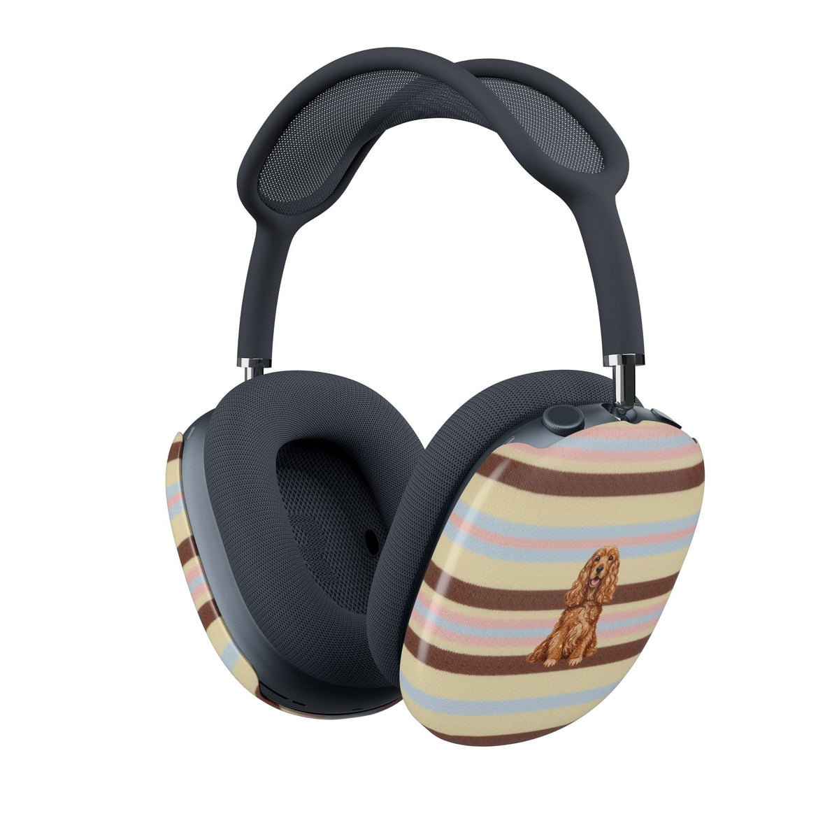 BUTTERSCOTCH STRIPES SPANIEL DOG AIRPODS MAX CASE COVERS