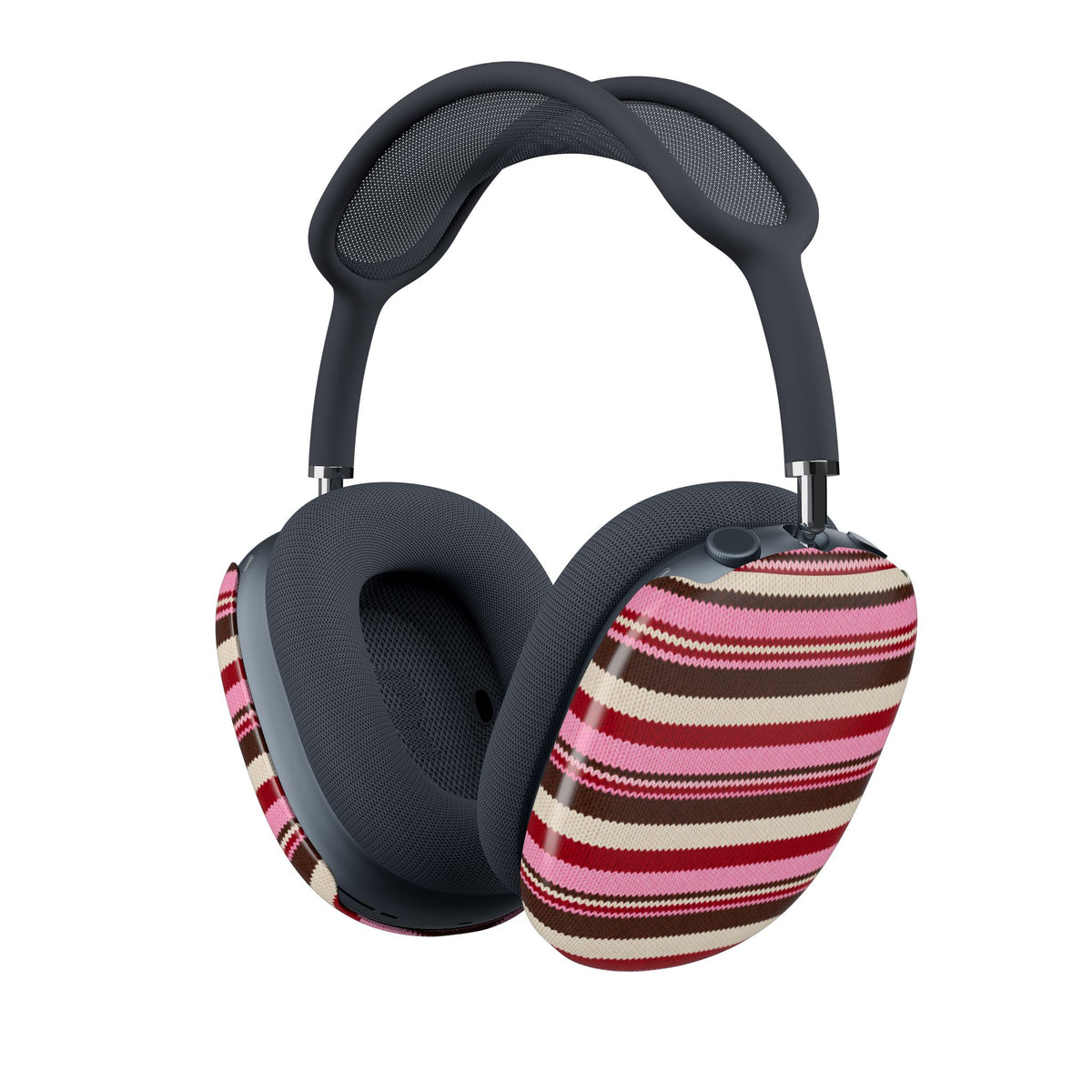 CHERRY TRUFFLE STRIPES AIRPODS MAX CASE COVERS