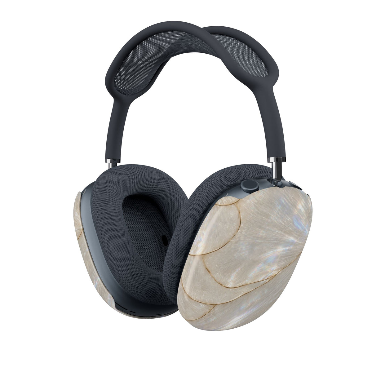 LIGHT IVORY OPAL SHELL AIRPODS MAX CASE COVERS