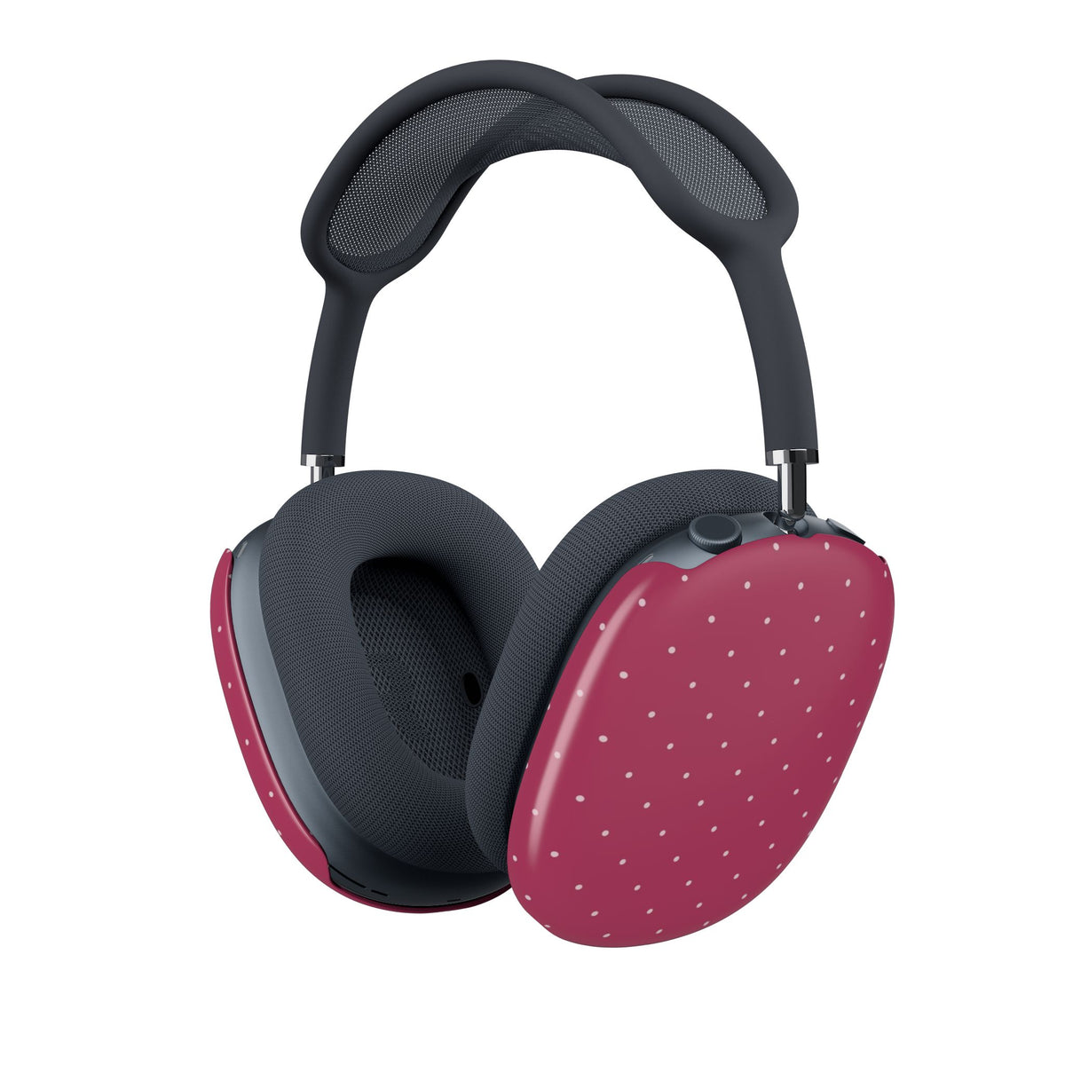 BERRY ROSE POLKA DOTS AIRPODS MAX CASE COVERS