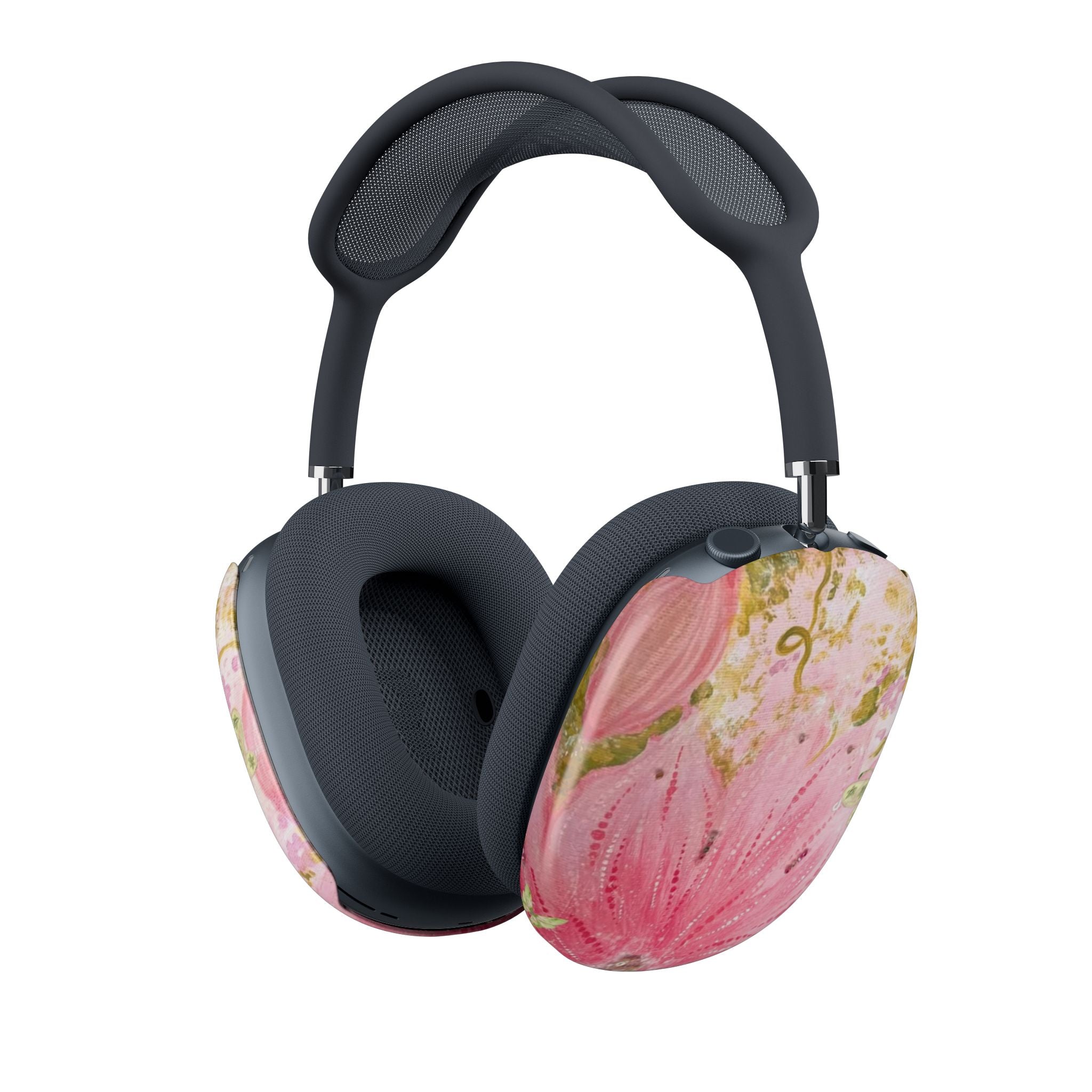 PINK WHIMSY GARDEN FLORAL AIRPODS MAX CASE COVERS