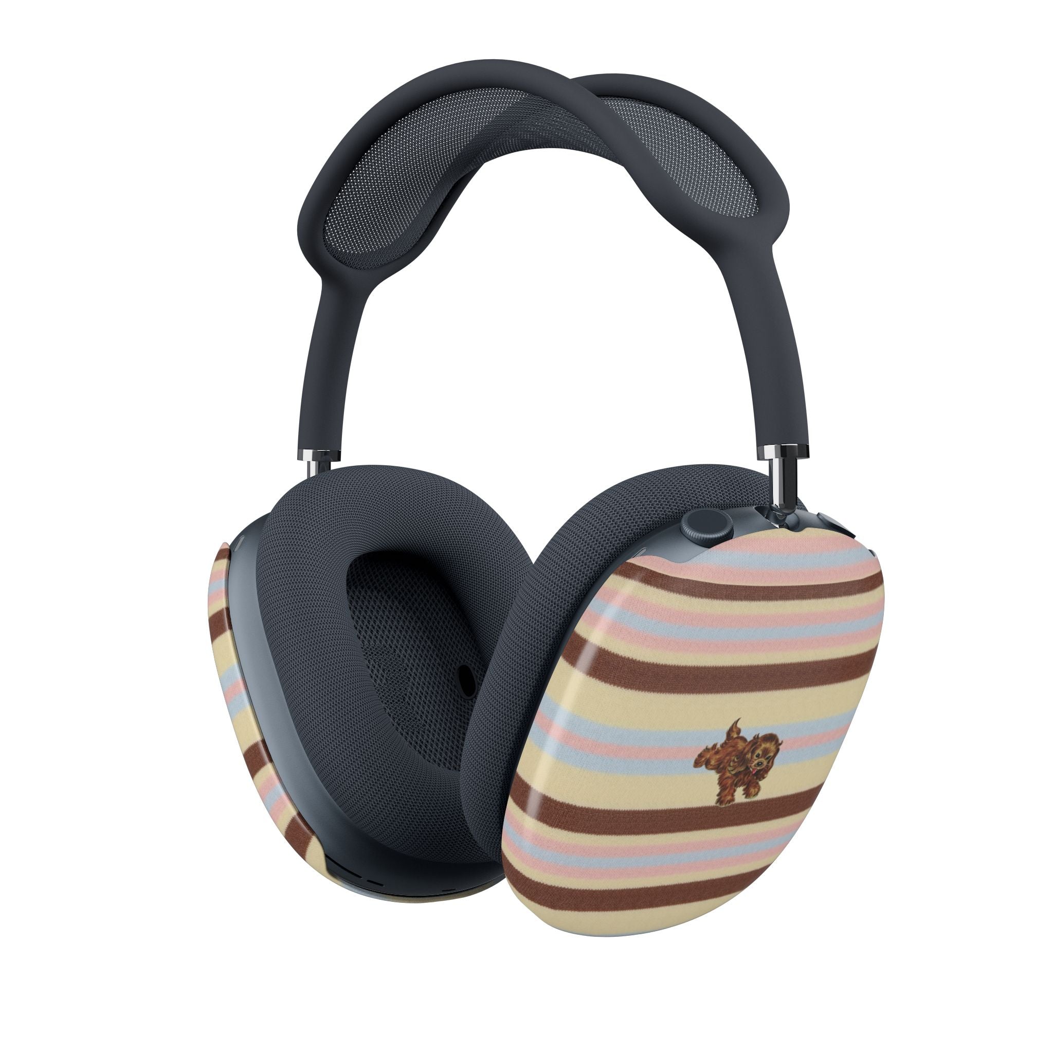 BUTTERSCOTCH STRIPES PARK AVENUE PUPPY AIRPODS MAX CASE COVERS