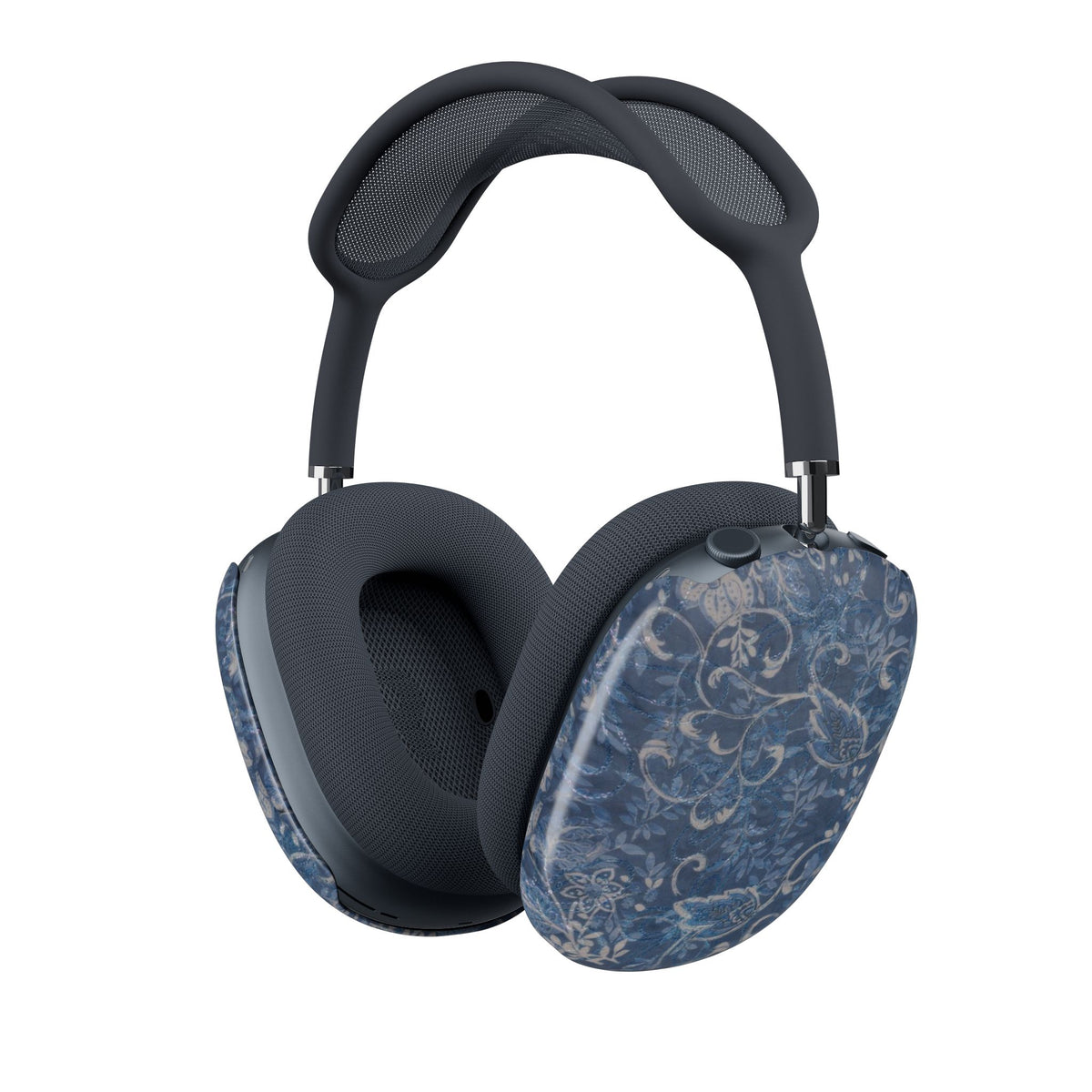 FRENCH BLUE FLORAL AIRPODS MAX CASE COVERS