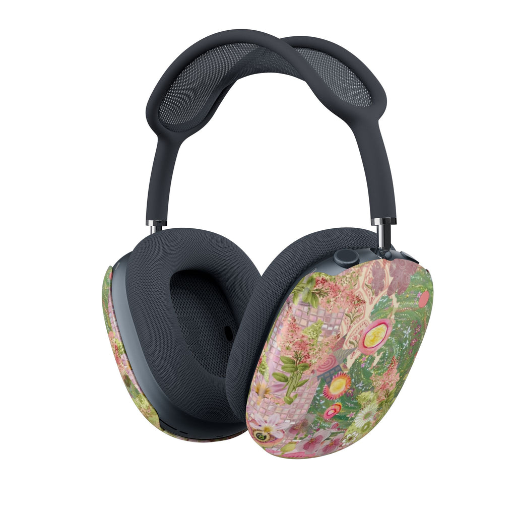 GREEN PINK MOSAIC WHIMSY AIRPODS MAX CASE COVERS