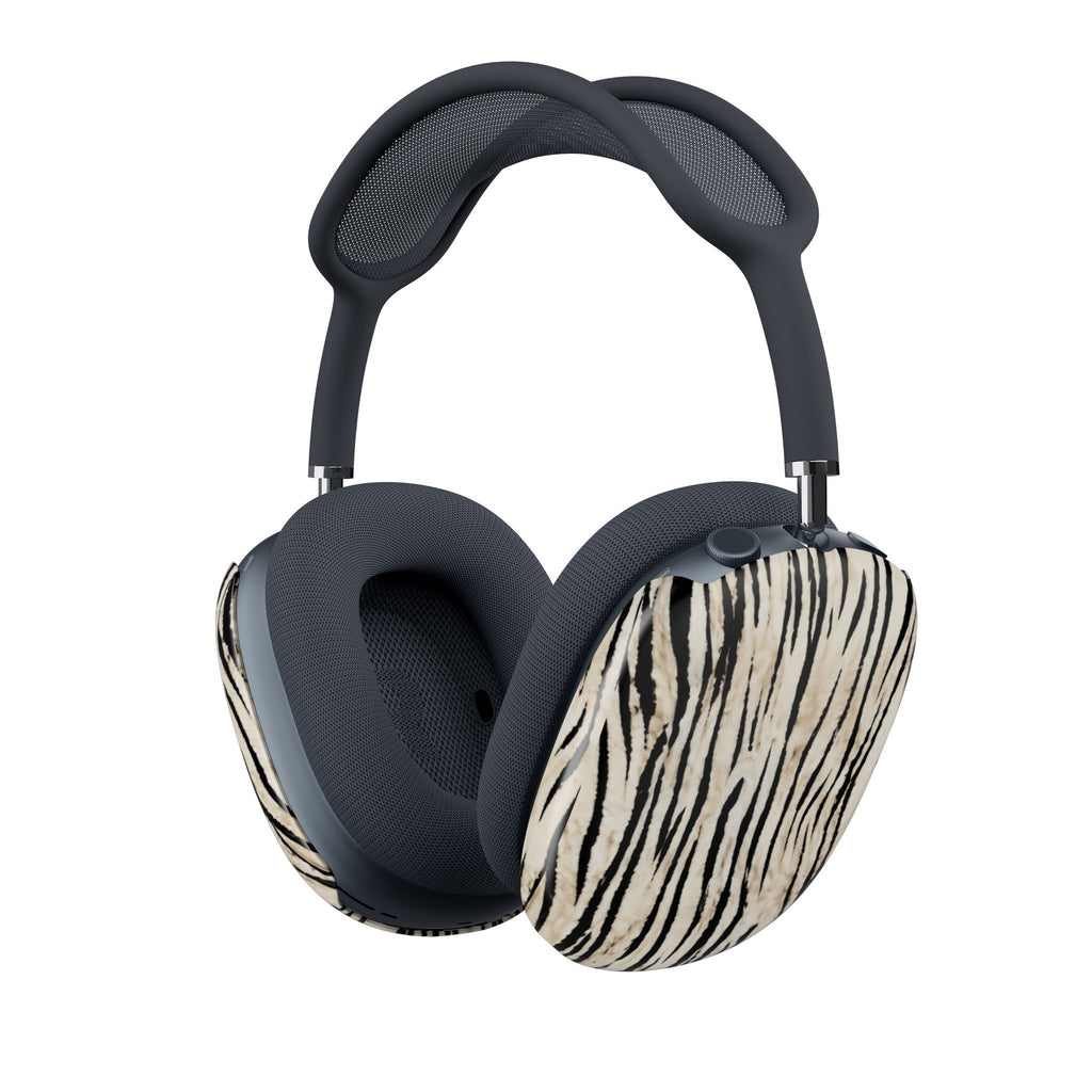 VANILLA ZEBRA AIRPODS MAX CASE COVERS