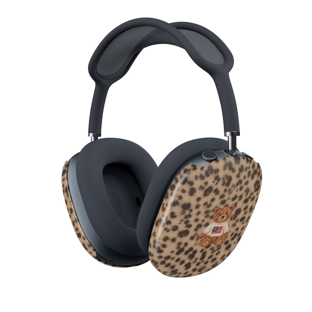 TORTOISE AMERICANA TEDDY BEAR AIRPODS MAX CASE COVERS