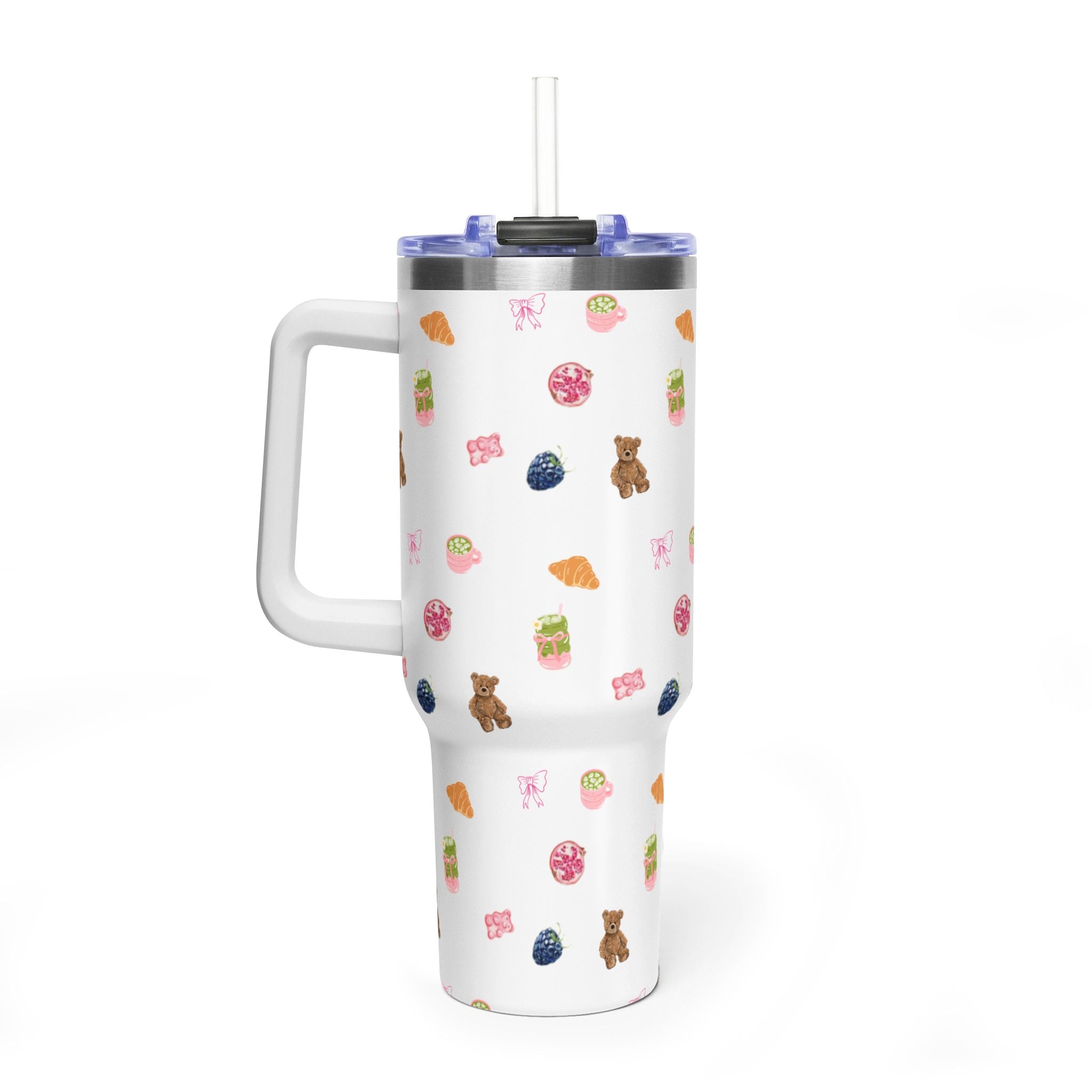 DARLING BREAKFAST 40OZ STAINLESS STEEL TUMBLER