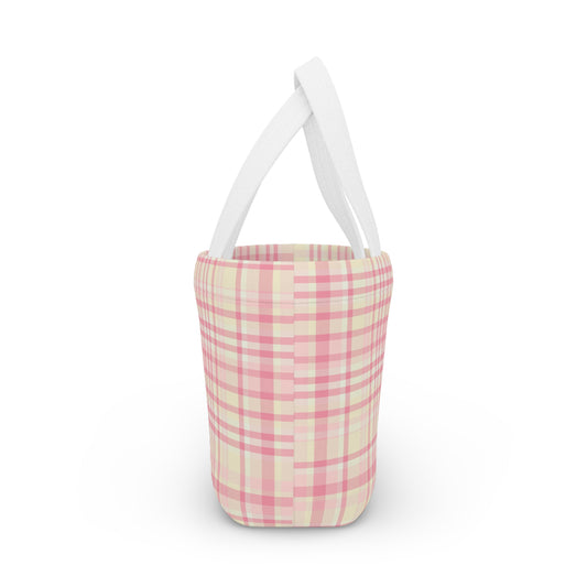 SORBET PLAID LUNCH BOX BAG