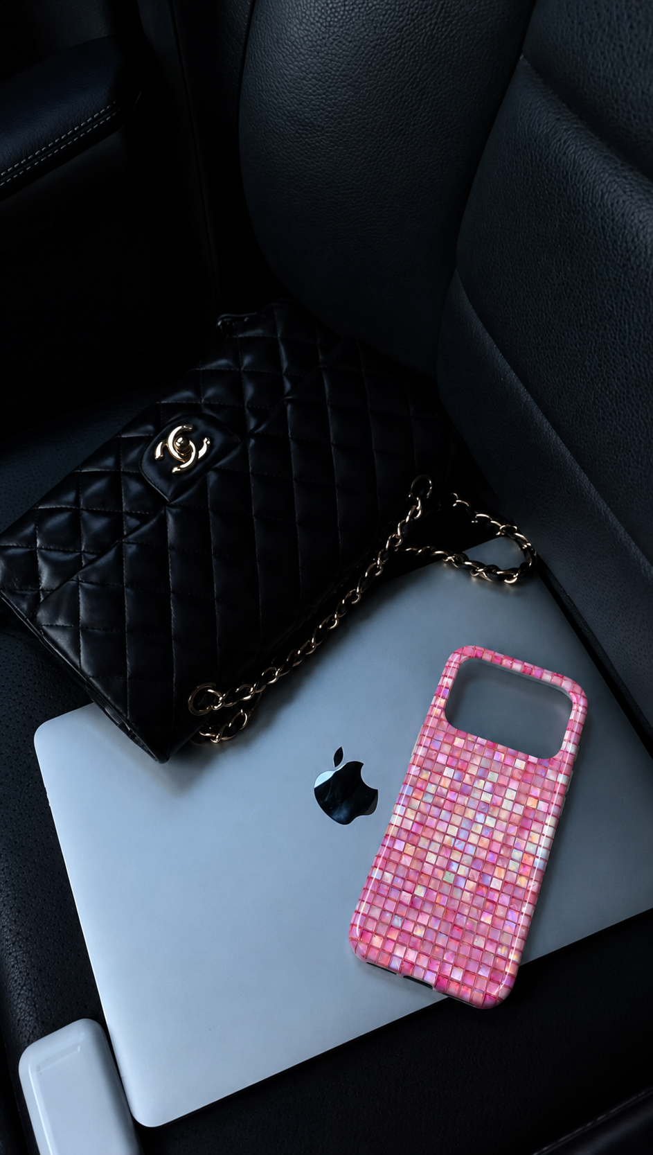 Luxury Accessories in a Car Interior.png