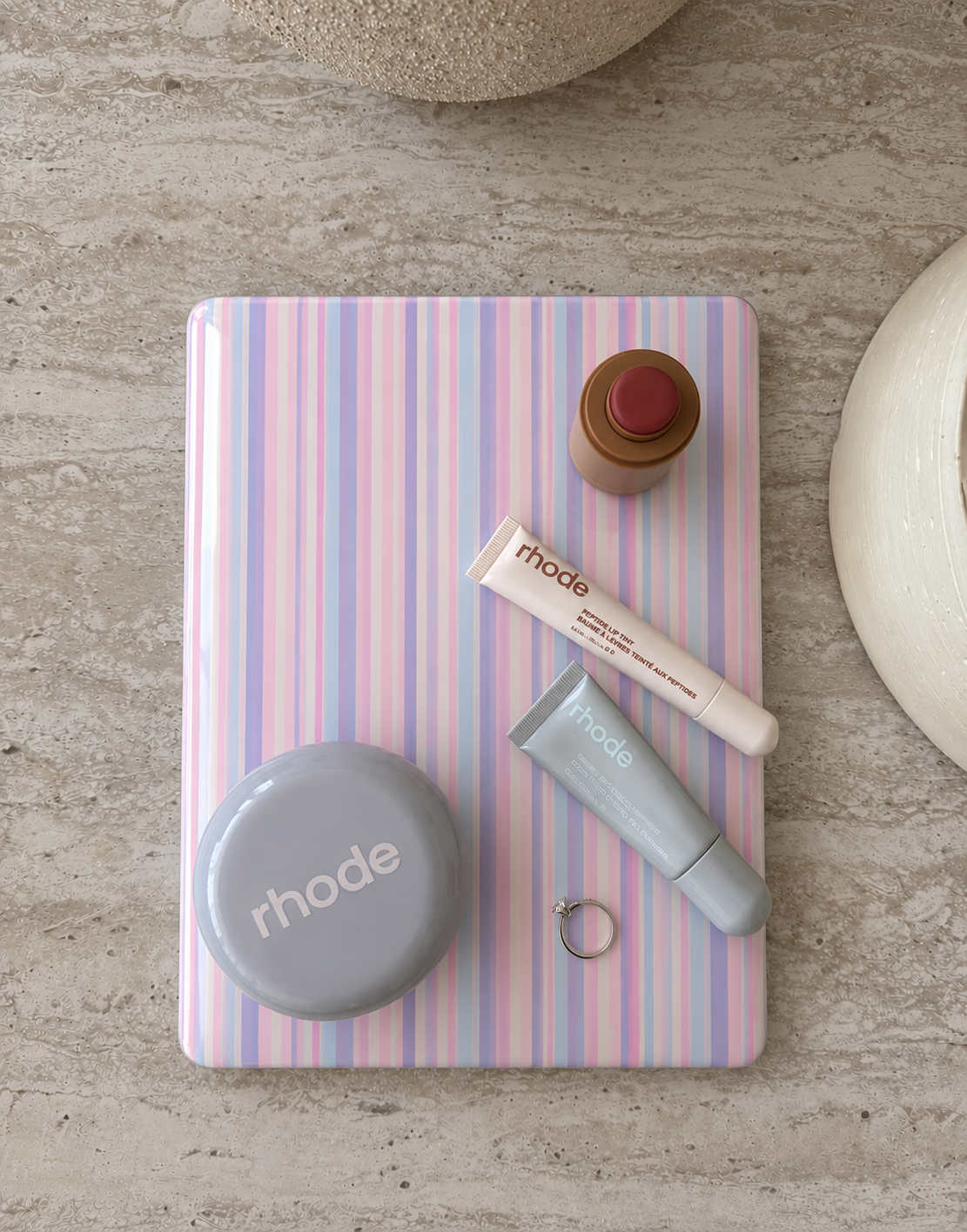 MILKSHAKE PINK STRIPES MACBOOK COVERS
