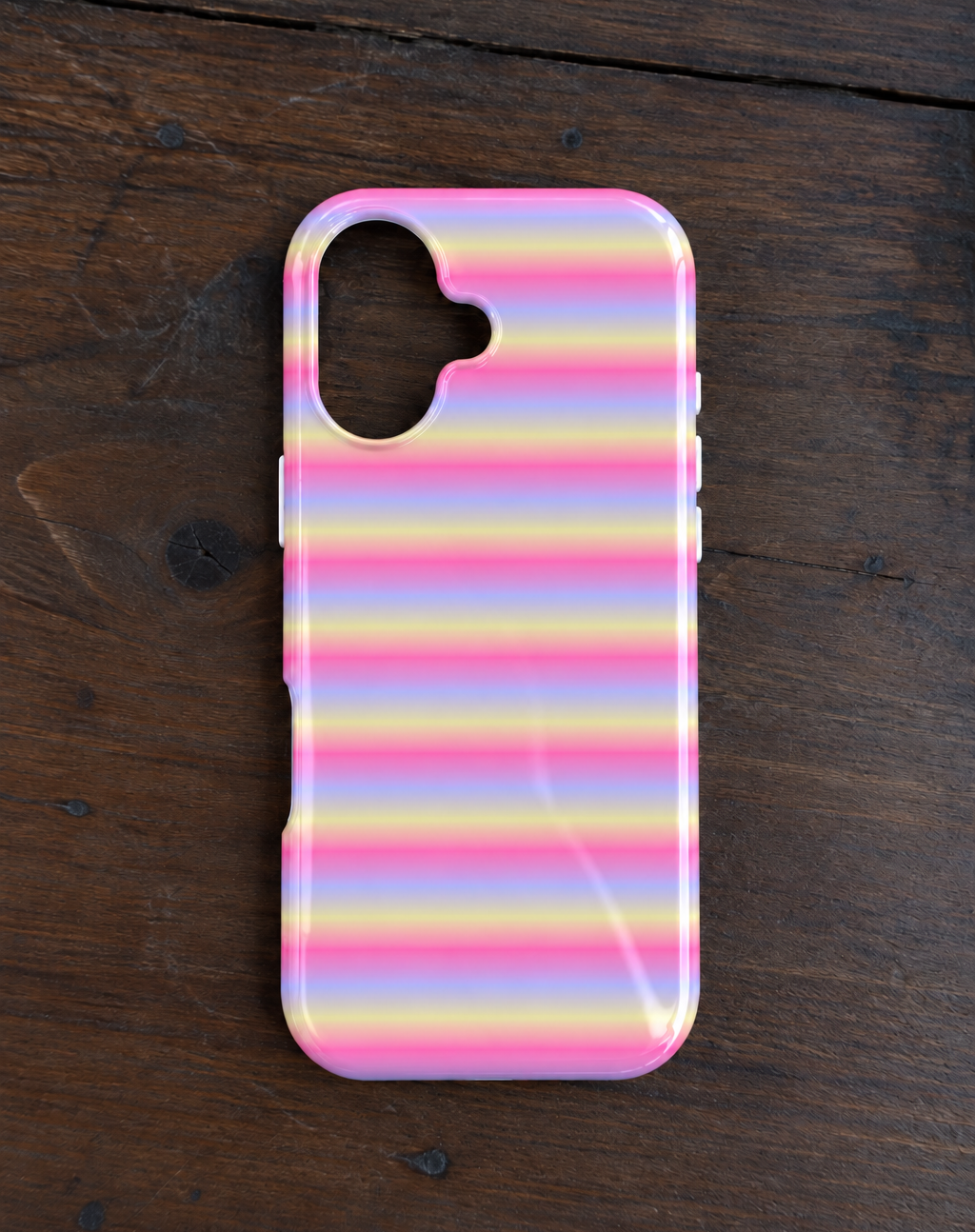 RAINBOW MUSE STRIPES PHONE CASE