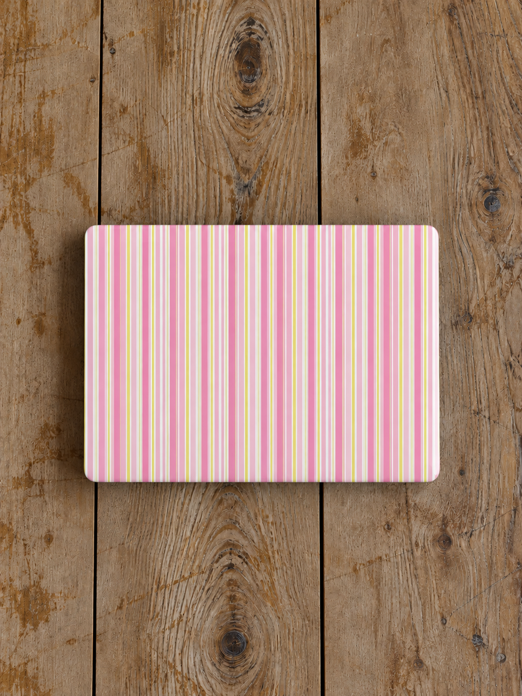 LEMON DROP STRIPES HARD SHELL MACBOOK COVERS
