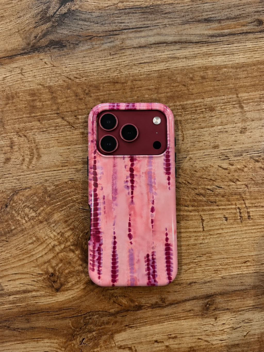 PLUM TIE-DYE PHONE CASE