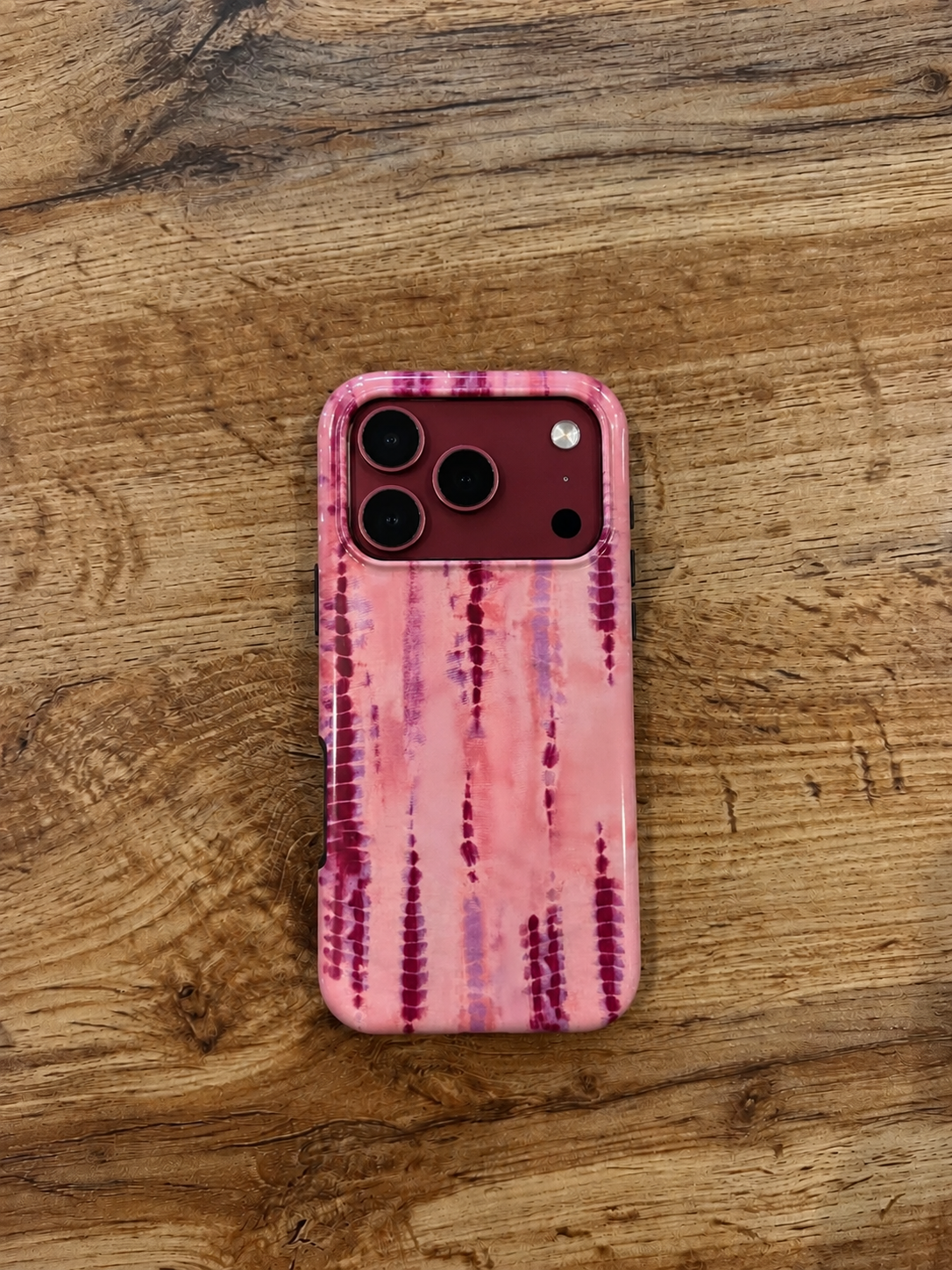 PLUM TIE-DYE PHONE CASE