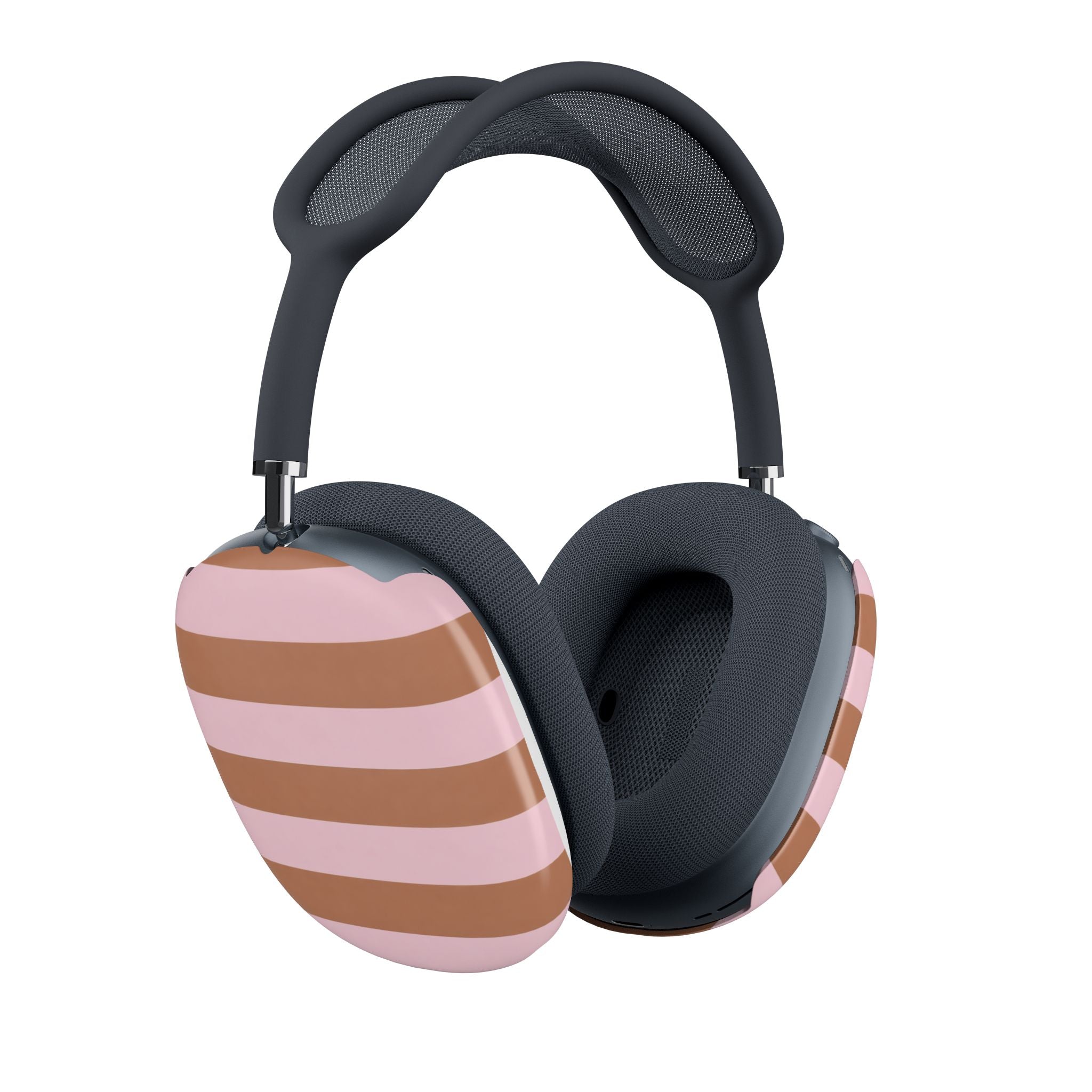 PINK TRUFFLE STRIPES AIRPODS MAX CASE COVERS