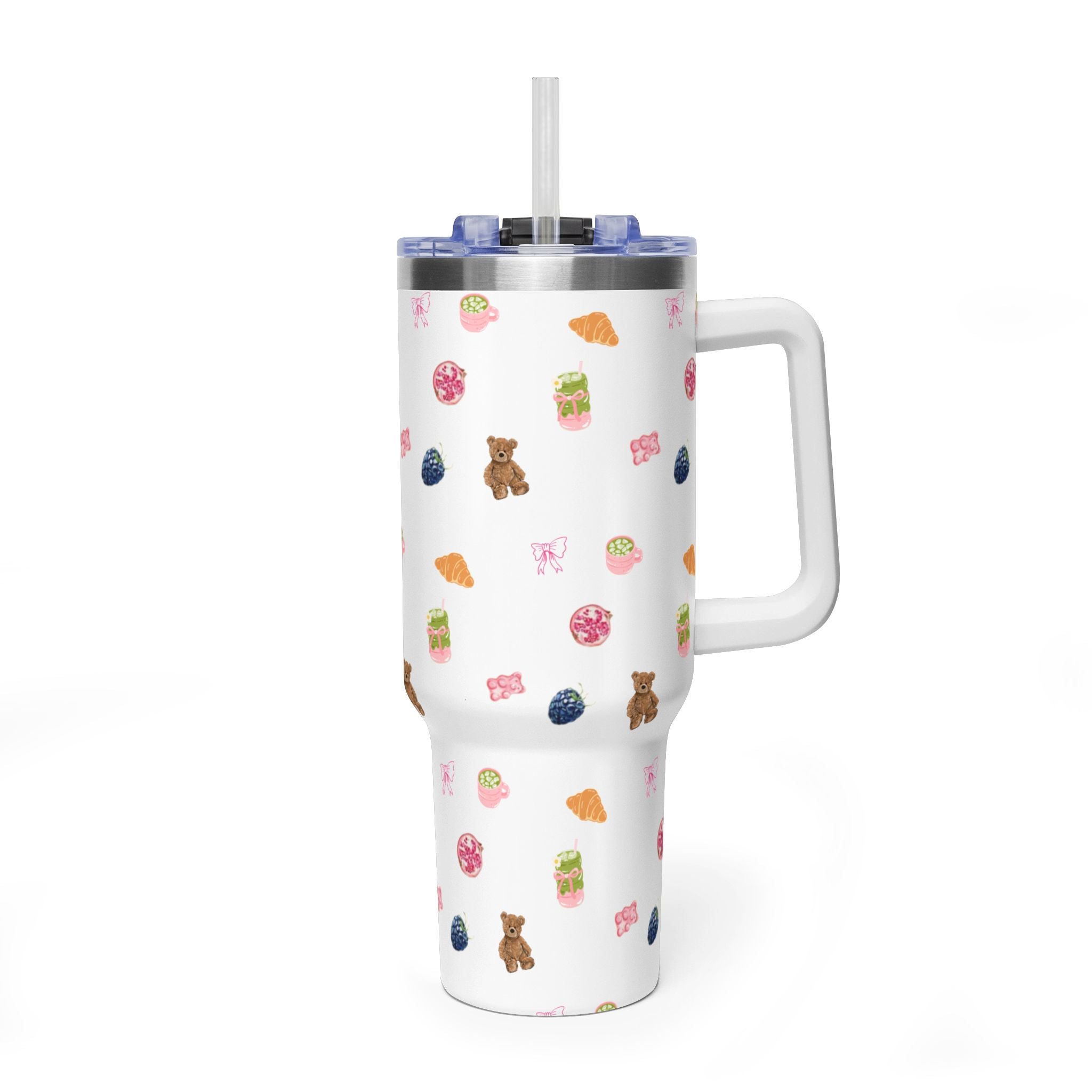 DARLING BREAKFAST 40OZ STAINLESS STEEL TUMBLER