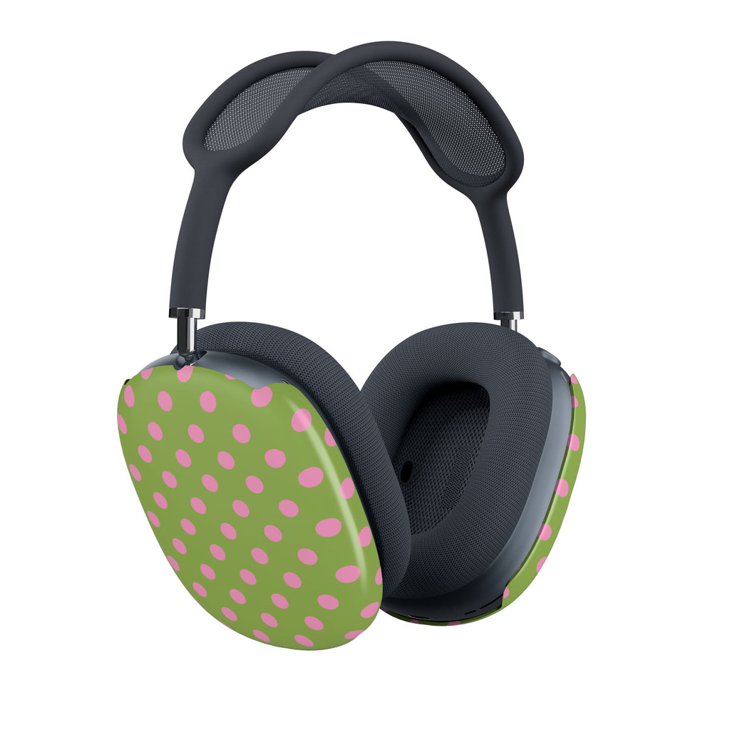 STRAWBERRY MATCHA POLKA DOTS AIRPODS MAX CASE COVERS