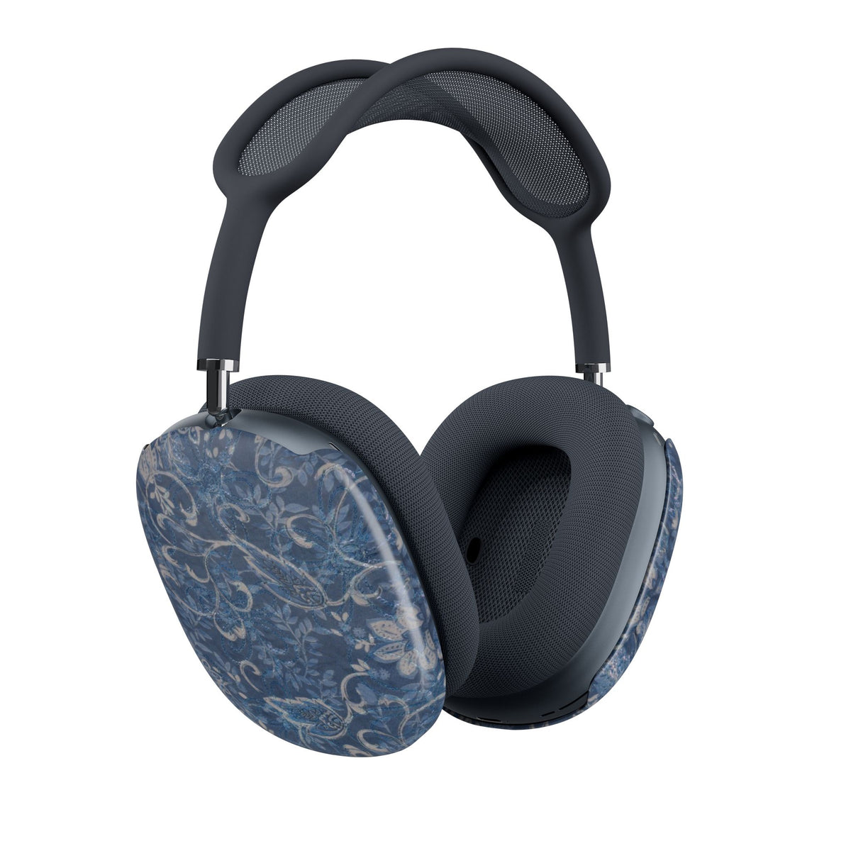 FRENCH BLUE FLORAL AIRPODS MAX CASE COVERS