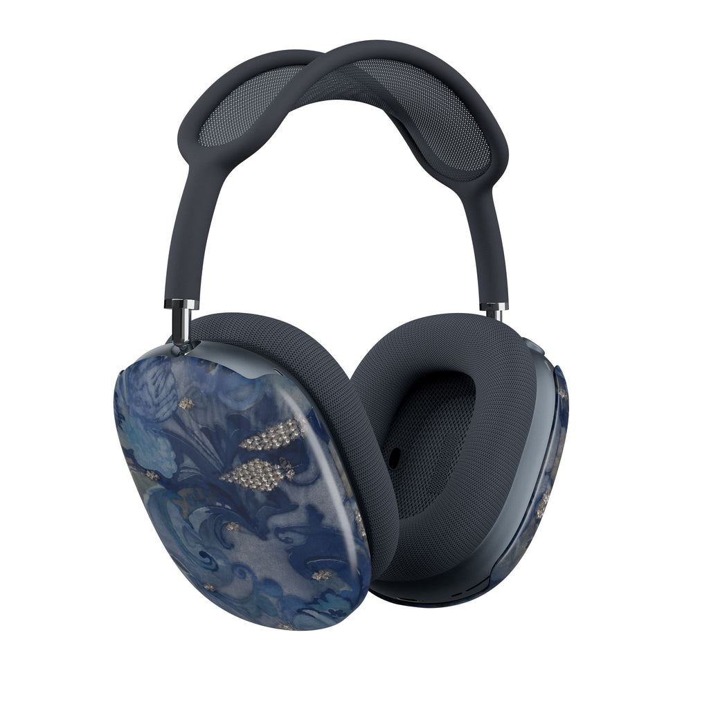 NAVY BLUE PRISM BLOOM AIRPODS MAX CASE COVERS