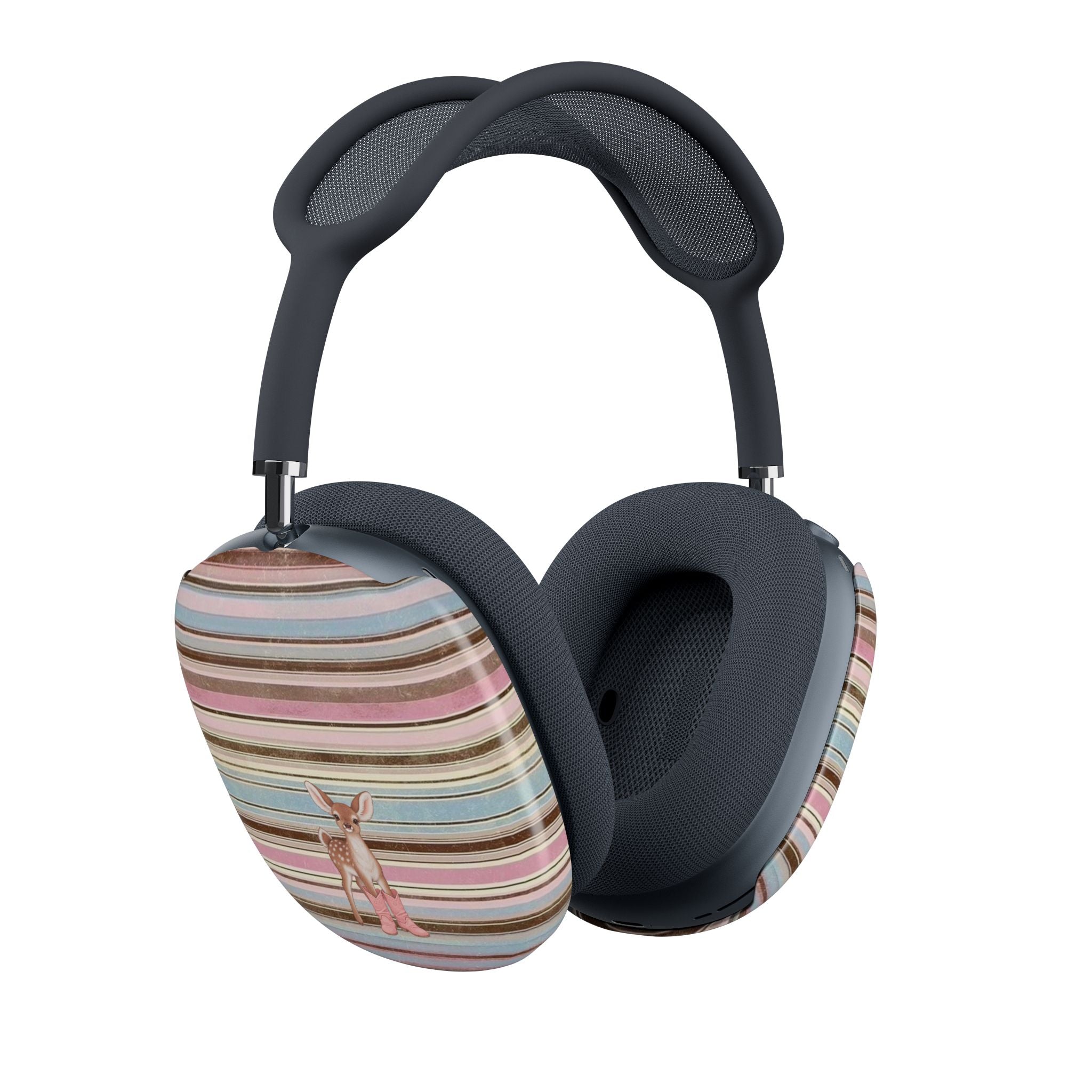 BROWN STRIPES COWBOY BOOTS DEER AIRPODS MAX CASE COVERS