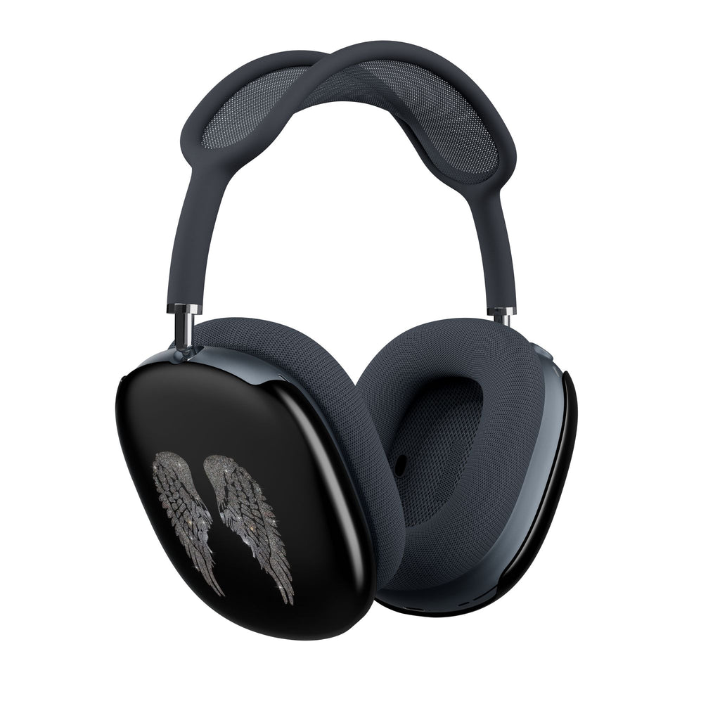 BLACK DIAMOND ANGEL WINGS AIRPODS MAX CASE COVERS