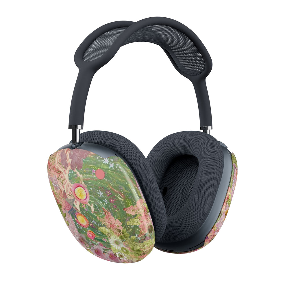GREEN PINK MOSAIC WHIMSY AIRPODS MAX CASE COVERS