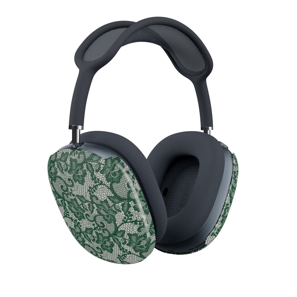 POPPY GREEN LACE AIRPODS MAX CASE COVERS