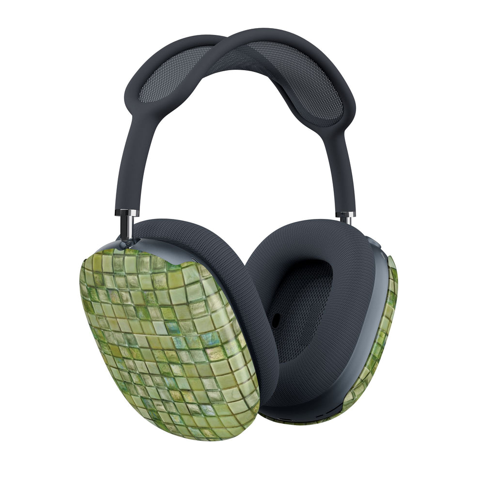 LIME GREEN MOSAIC AIRPODS MAX CASE COVERS