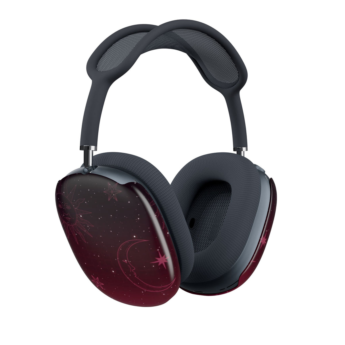 BURGUNDY GRADIENT GALAXY AIRPODS MAX CASE COVERS