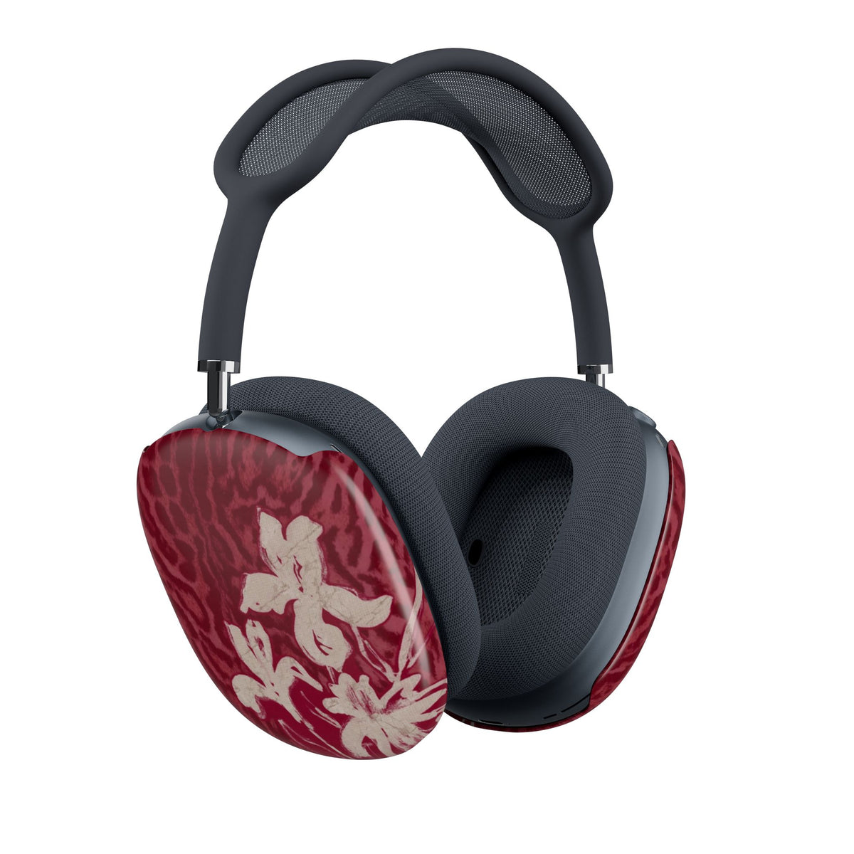 RED LEOPARD LILY AIRPODS MAX CASE COVERS