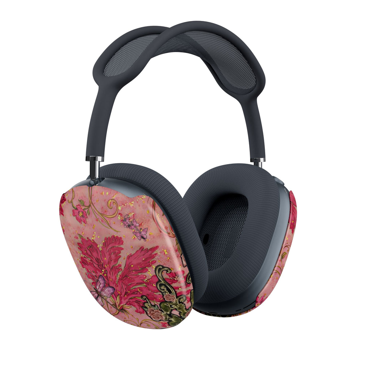GLISTENING EMBELLISHED FLORAL AIRPODS MAX CASE COVERS