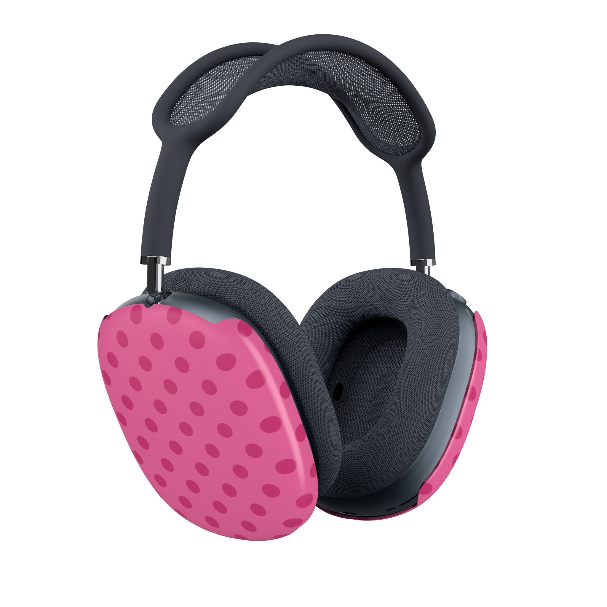 BUBBLEGUM PINK POLKA DOTS AIRPODS MAX CASE COVERS