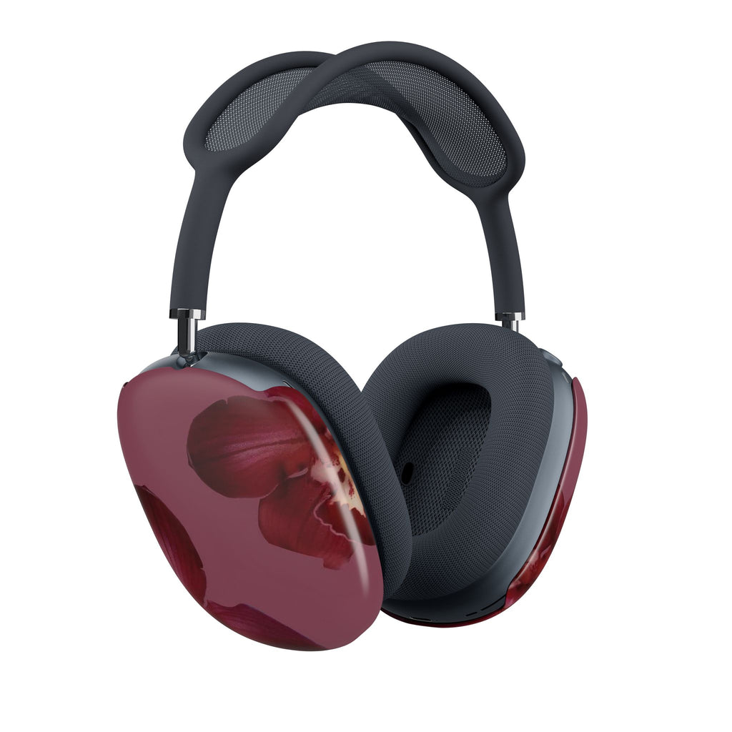 BURGUNDY LILY AIRPODS MAX CASE COVERS