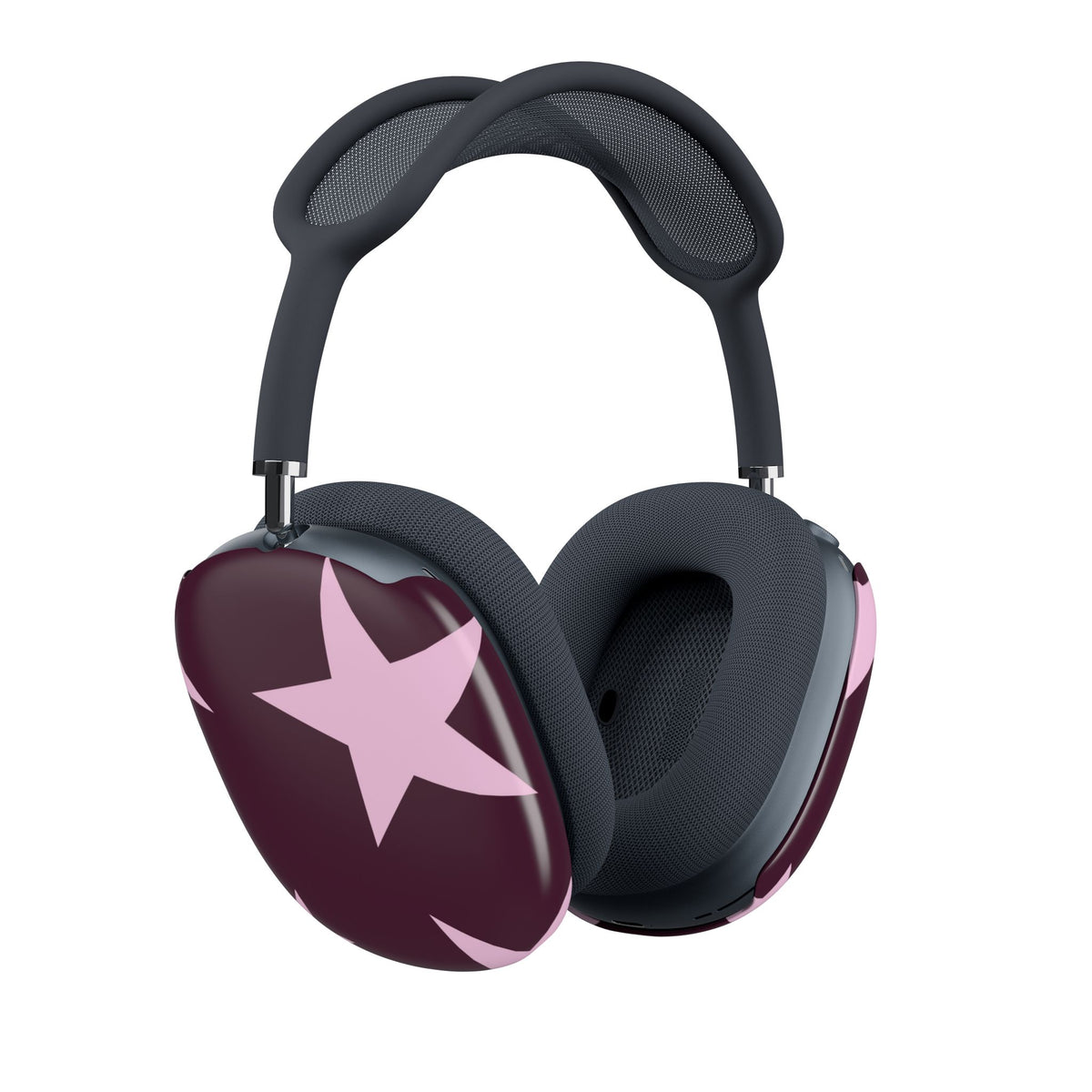 PLUM PINK STARS AIRPODS MAX CASE COVERS