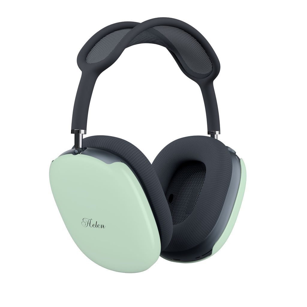 PERSONALIZED NAME CUSTOM PASTEL GREEN AIRPODS MAX CASE COVERS