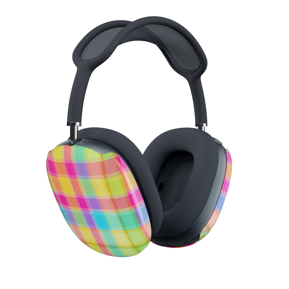 SWEET TART RAINBOW PLAID AIRPODS MAX CASE COVERS