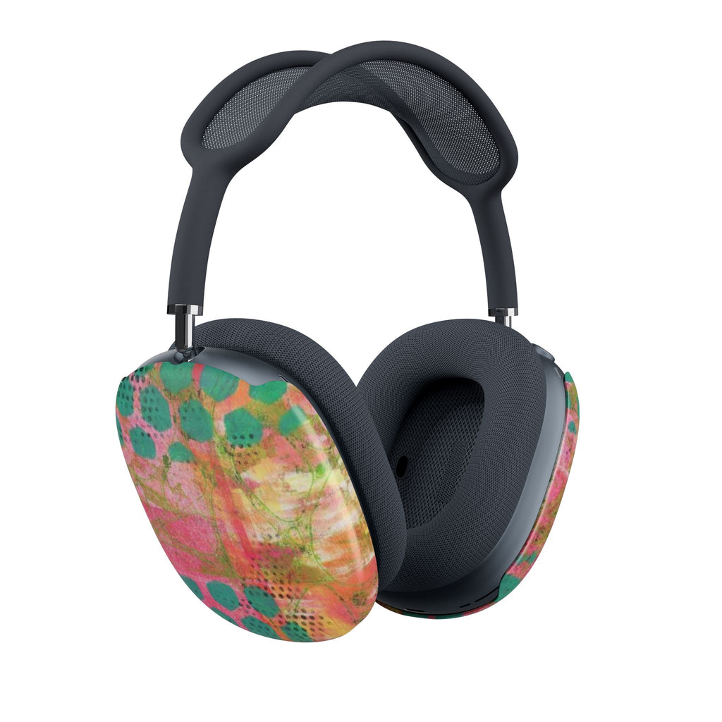 WHIMSY TEAL DOTS AIRPODS MAX CASE COVERS