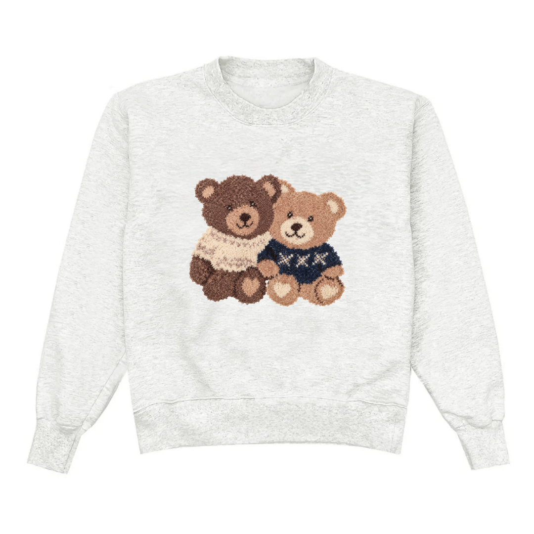 THE BEAR DUO CREWNECK SWEATSHIRT