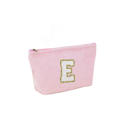 PINK VARSITY LETTER BAG