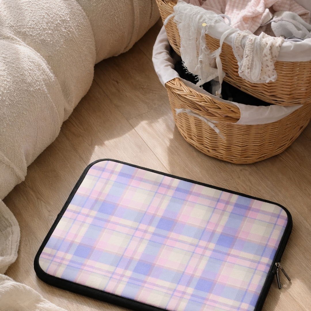 COUNTRYSIDE PLAID FLANNEL NEOPRENE KINDLE IPAD & LAPTOP SLEEVE