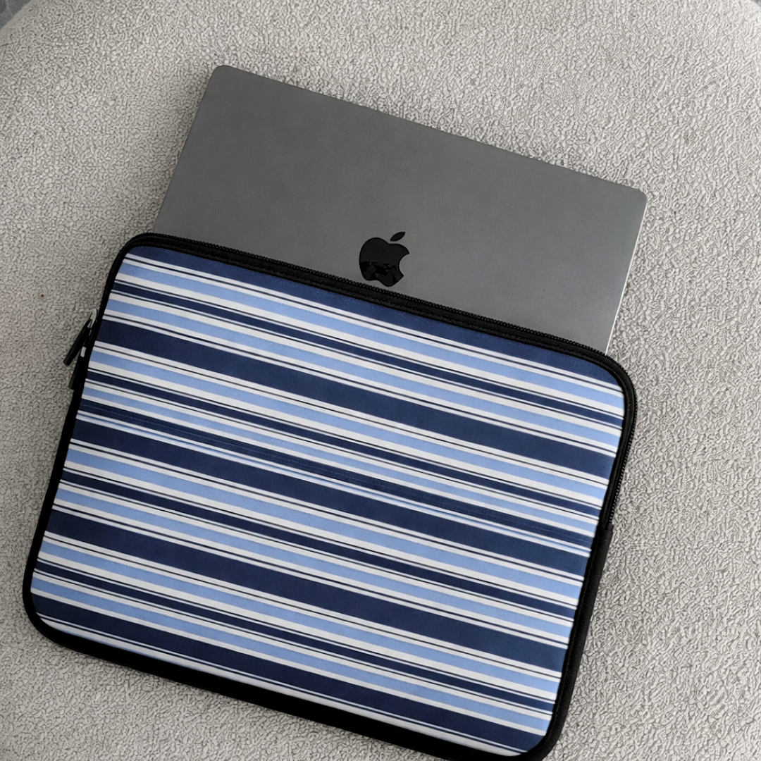 OCEAN STRIPES NEOPRENE KINDLE IPAD & LAPTOP SLEEVE