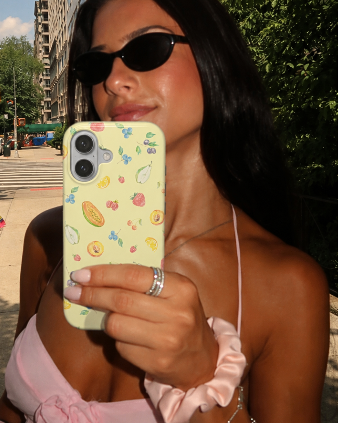 YELLOW SUMMER FRUIT SORBET PHONE CASE