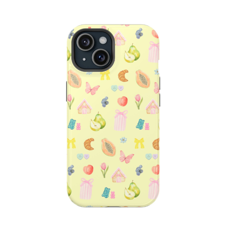 SUMMER FRUITS COLLAGE PHONE CASE