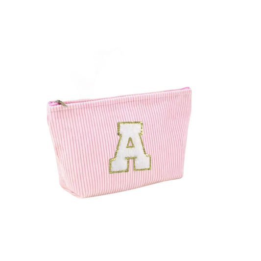 PINK VARSITY LETTER BAG