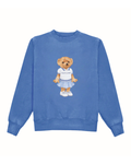 BLUE RL TEDDY BEAR COZY CLUB CREWNECK