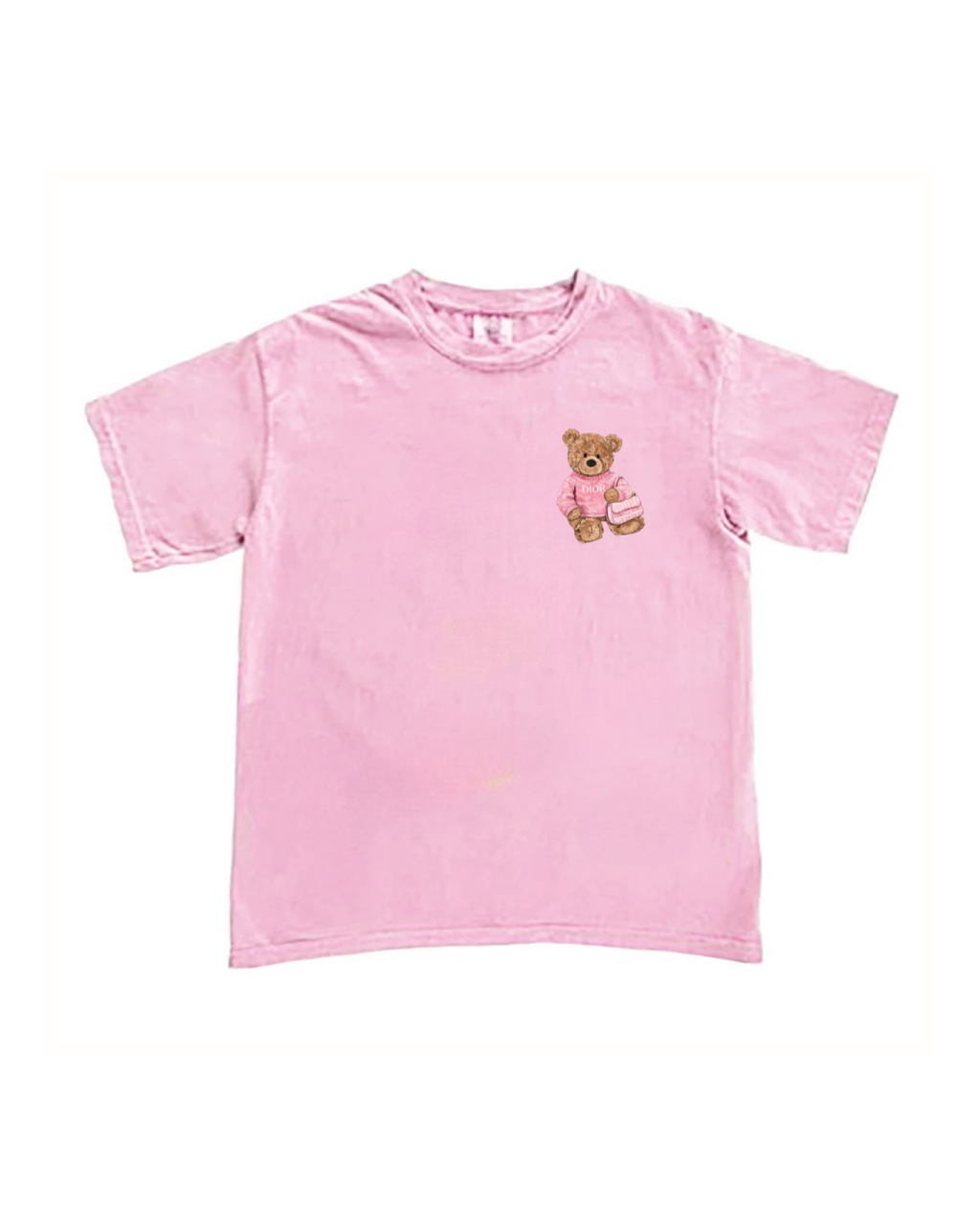 PINK DIOR TEDDY BEAR T-SHIRT